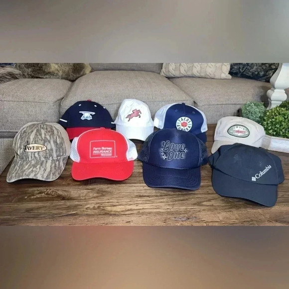 7 COUNT Men’s Ball Caps/Hats Assorted Styles & Brands Men’s Accessories Headwear - Picture 1 of 12